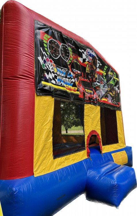 Race Car Themed Bounce House