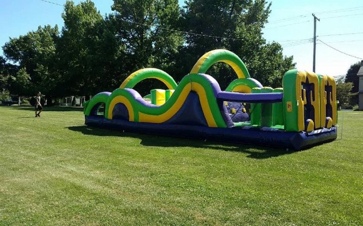 35 Foot Part 1 Green and Purple Obstacle