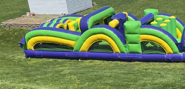 35 Foot Part 2 Green and Purple Obstacle