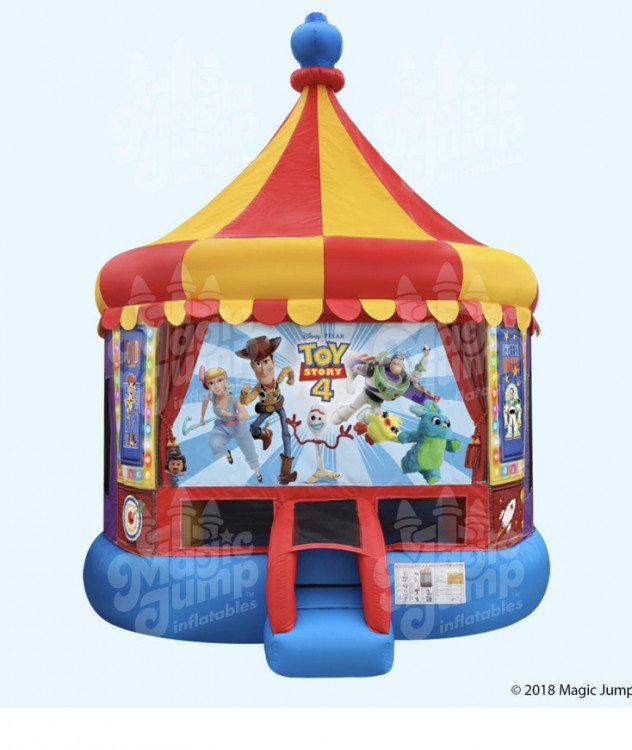 Toy Story Round Themed Bounce House