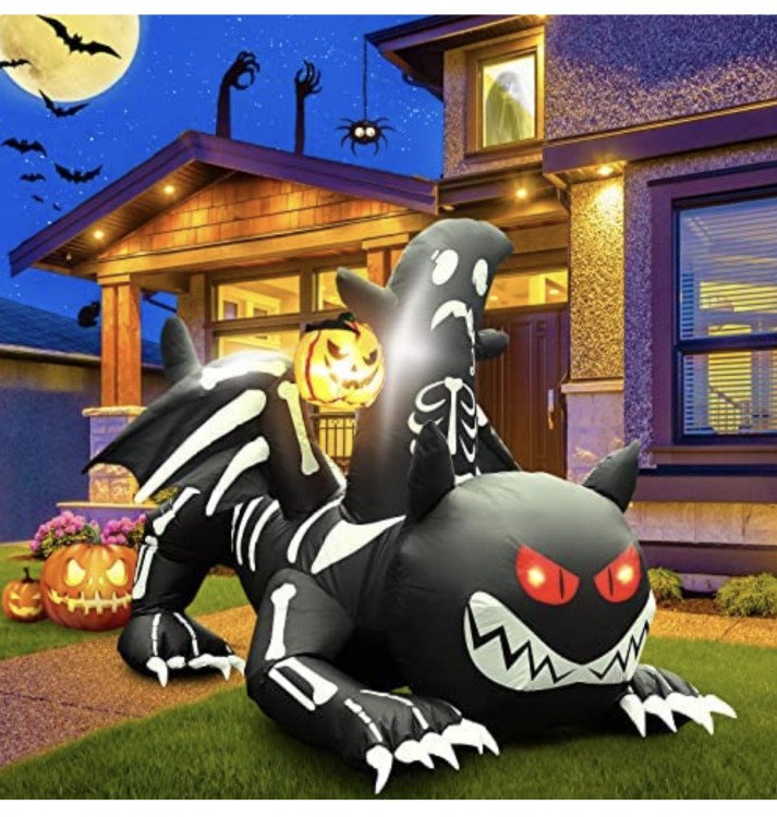 6 Foot Halloween Cat Inflatable Decoration