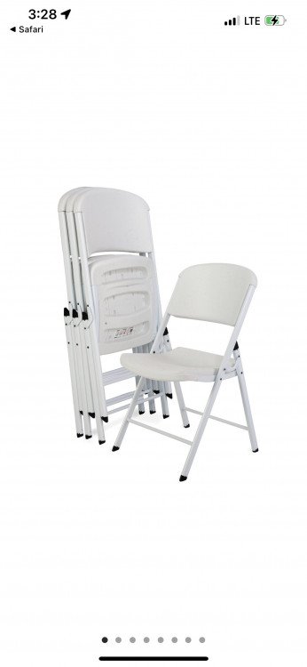 White Lifetime Chairs