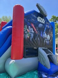 B449C081 B4FA 4DE8 B3C9 6D76EB2F7D96 1679020933 Star Wars Bounce House Slide Combo Wet or Dry