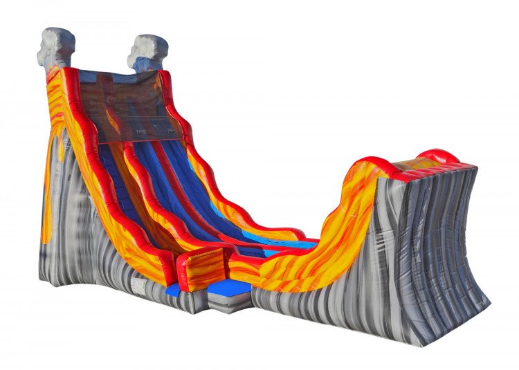 25’ Volcano Dual Water Slide