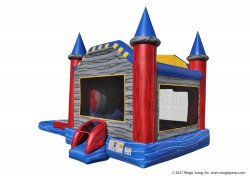 IMG 2284 1714156524 Enchanted Castle Wet or Dry Bounce House Slide Combo