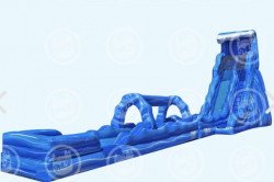 4E2E5DBD B3BB 466C A798 68A749C83B2C 1678511342 24 Foot Blue Wave Water Slide with Slip and Slide