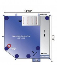 E526E920 9C76 4495 87F2 4D79604E63D1 1676606911 Medium Castle Bounce House Slide Combo